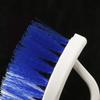 Scrubbing Brush with Stiff Bristles Thickened Handle White Utility Cleaning Hand Brush for Bathroom