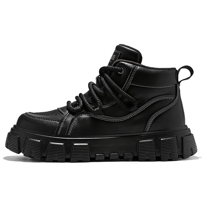 

New Winter Men s Shoes Niche Design Light Luxury Fashion Casual Men s Trendy Shoes Comfortable Thick Sole Versatile Men s Shoes 44