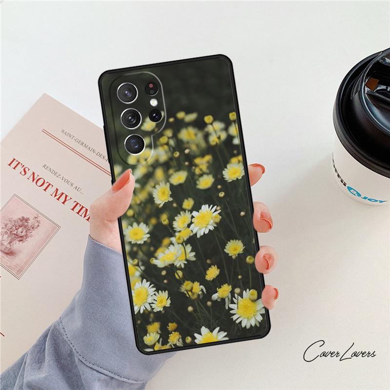 Gänseblümchen Handyhülle Für Samsung Galaxy S24 S25 S23 S22 Ultra Note 10 20 Plus S20 S21 FE Hülle