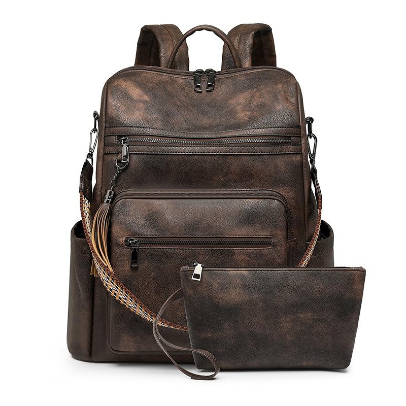 

Ladies Backpack, PU Business Bag, Large-capacity Computer Backpack, Fashionable Commuting Bag, Multi-purpose Backpack