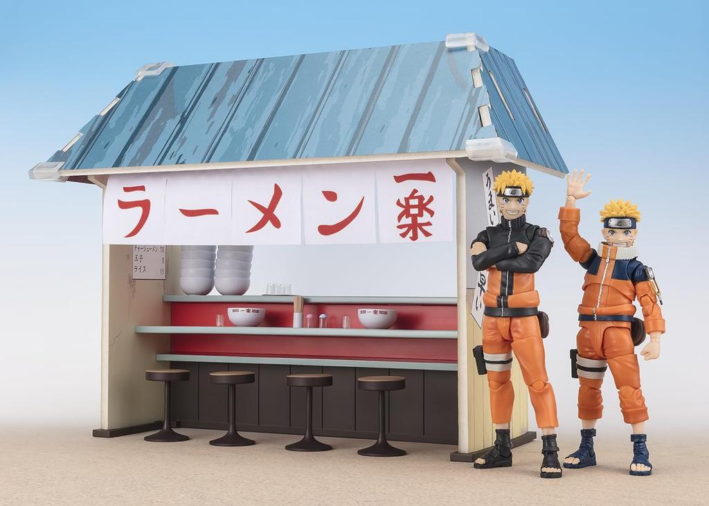 TAMASHII NATIONS NARUTO Shippuden Ichiraku Ramen Set 220mm Painted Complete Figure S.H.Figuarts Approx. ABS&PS&PVC&Cloth