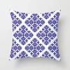 Blue White Porcelain Print Cushions Case Bohemian Style Mandala Geometry Pillows Case Modern Fashion Sofa Chairs Throw Pillows