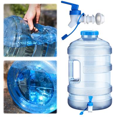 18.9L Pure Water Bucket with Faucet Water Storage Container Large Capacity Camping Water Bucket for Self-Driving Tour