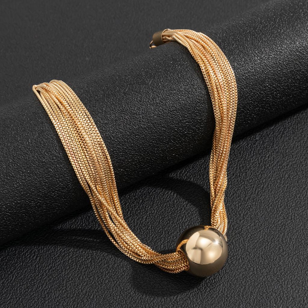 Thick Chains with Big Ball Short Choker Necklace for Women Trendy Chunky Collar on Neck 2026 Fashion Jewelry Accessories Female