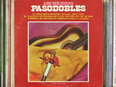 LP Record JOSÉ MARIA LUCCHESI ET SON ORCHESTR - Los Mejores Pasadobles GM260 Gramusic 1973 France Folk Used