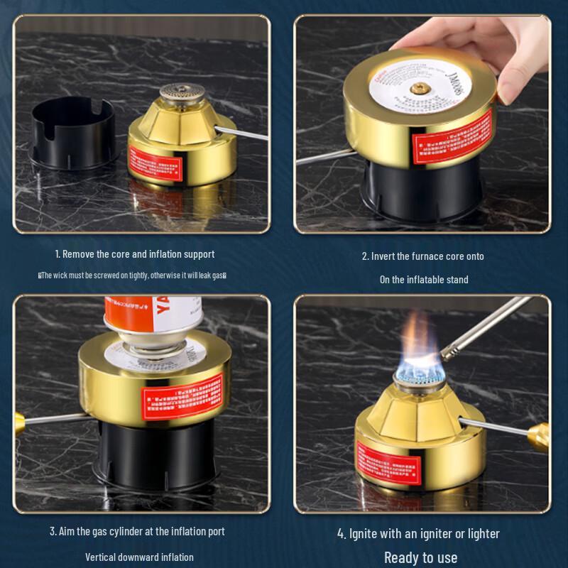 Min Nai Portable Adjustable Gas Stove Burner