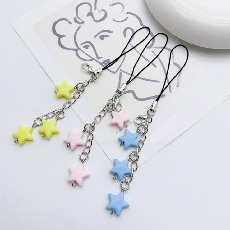 Fashionable Star Phone Pendant Stylish Bag Accessory Cute Bowknot Phone Lanyard