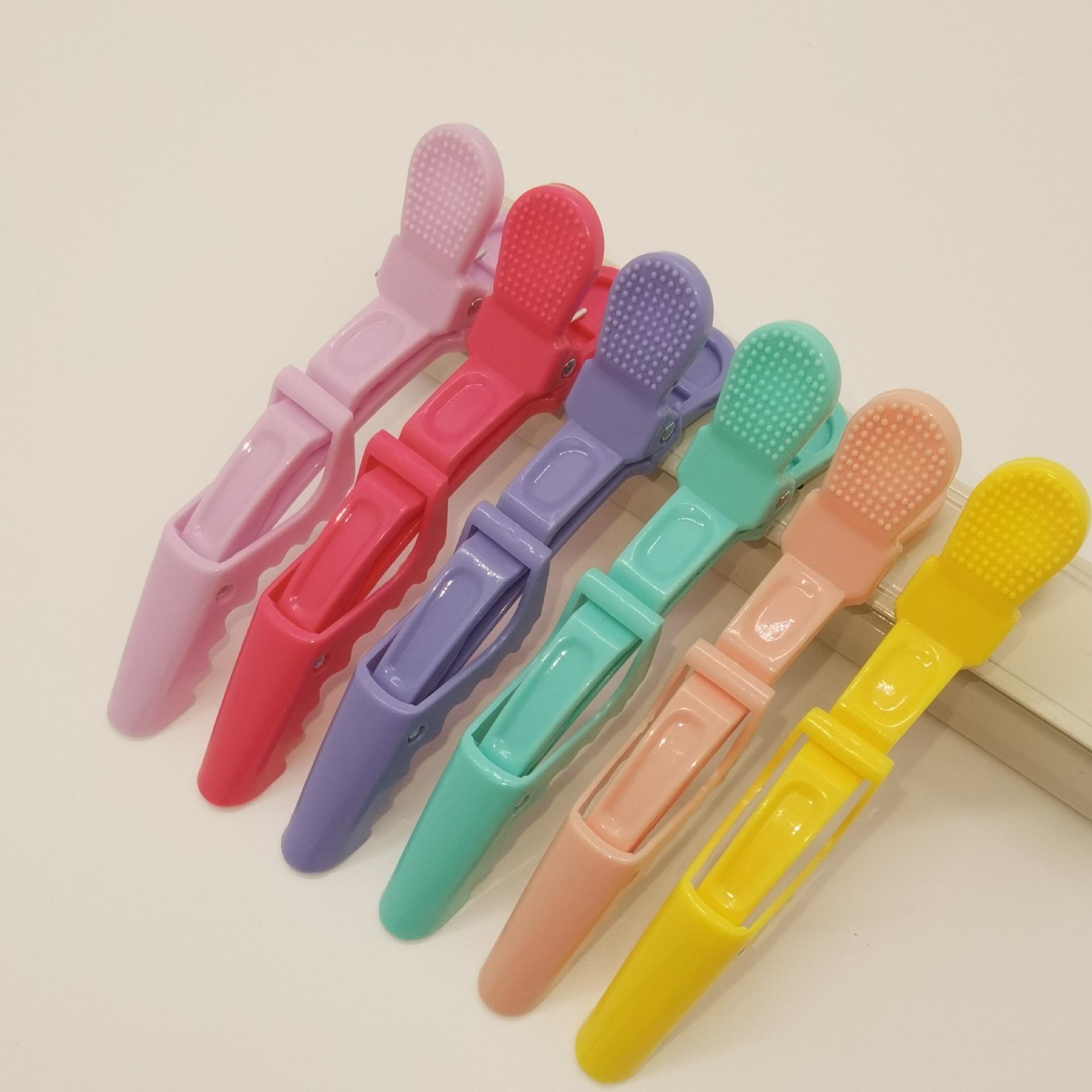 

5/6 шт. Красочные зажимы-крокодилы для волос, зажимы для парикмахерской, профессиональный салонный зажим для волос, заколки-крокодилы для волос, парикмахерские аксессуары 6pcs