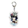 Demon Slayer Kimetsu No Yaiba Infinity Castle Acrylic Key Ring Kamado Nezuko Tokitou Muichirou Action Model Figure Toys Premium Quality