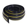 1/3M Garage Door Floor Sealing Strip Multi Functional with Yellow Line PVC Garage Edge Gap Dustproof Waterproof Sealing Strip