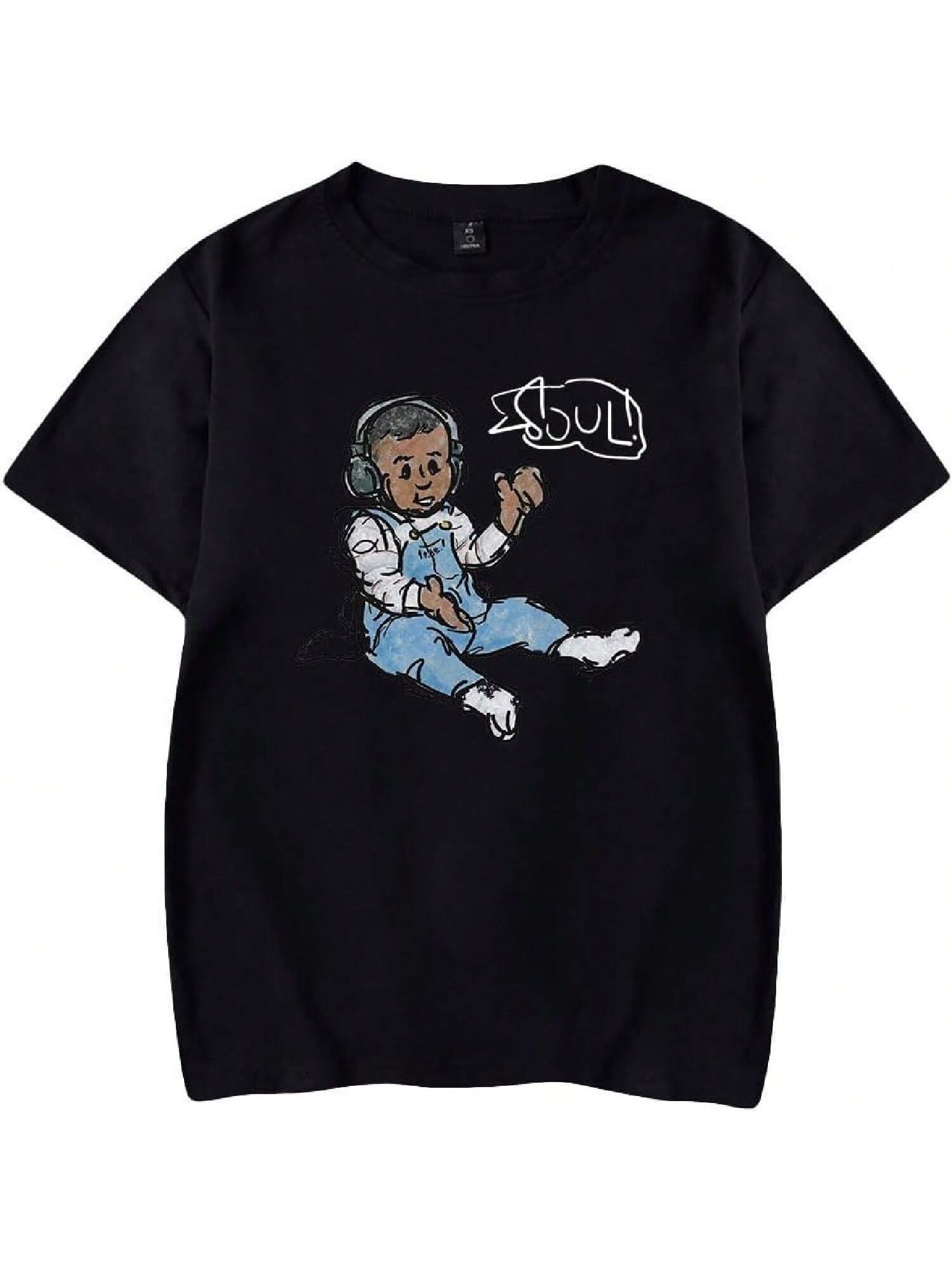 AB Soul Logo Merch T-Shirt Wounisex unisex Summer Cosplay Tshirt Shortsleeve ABSOUL Tee S разноцветный