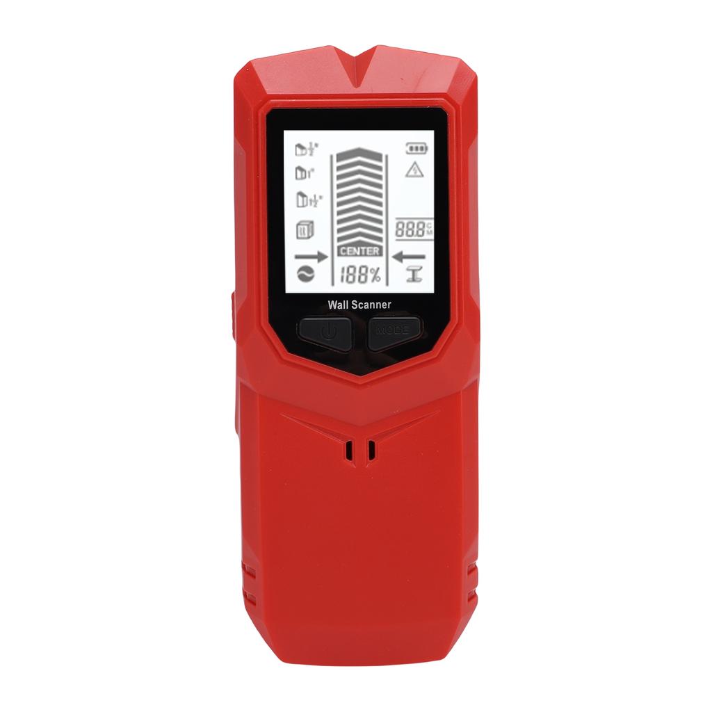 Stud Finder Wall Scanner LCD Display 7 in 1 Wall Wood Metal Stud Detector with 3 Depth Settings for Joists Pipes Electric Wires