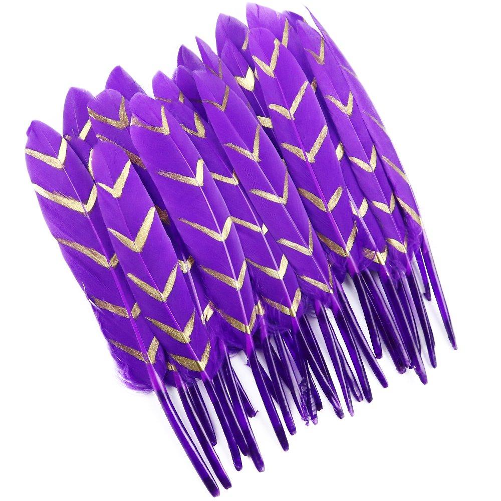 

10 шт. Красочные перья ручной работы Маленький прямой нож Сделай сам Ремесло 10-18 см Инструмент для рисования Художественные аксессуары Подарок для художников 10 pcs фиолетовый