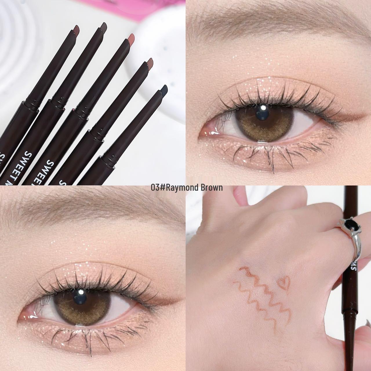 Sweet Mint Angled Eyeliner Pencil: Silky, Pigmented, Multi-Use for Lower Lash Waterline in One Stroke