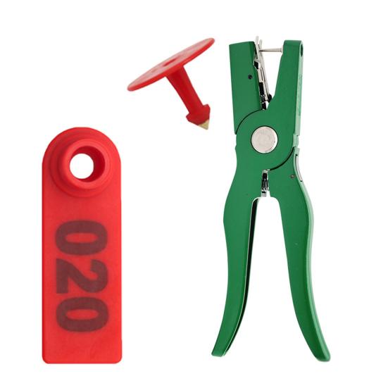 Sheep Ear Tags 001-100 Number Tags Livestock Animal Tags Ear Tag Applicator for Cows Goats Sheep Pigs Farm Animals