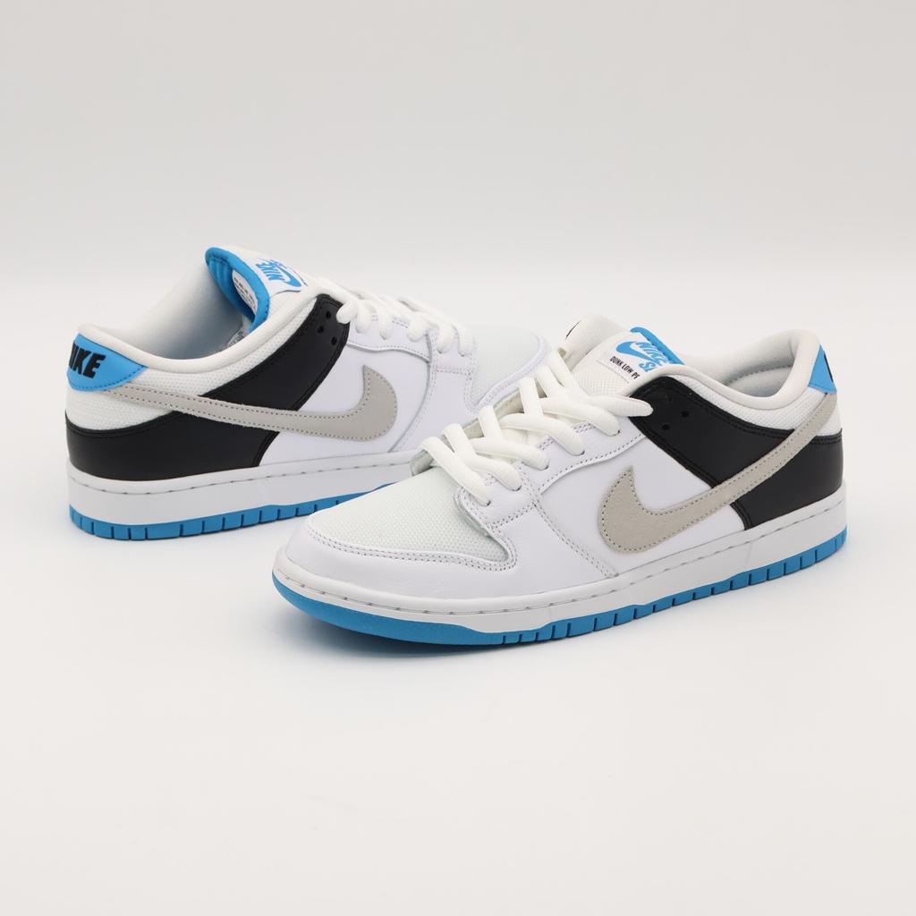 BQ6817-101 Nike SB Dunk Low Laser Blue White Black Grey