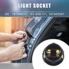 ABSOPRO Sidoblinkerslampa Sockelhållare Passar 161949111 161-949-111 161945367 Volkswagen Kompatibel Corrado 1990-1994 2-pack