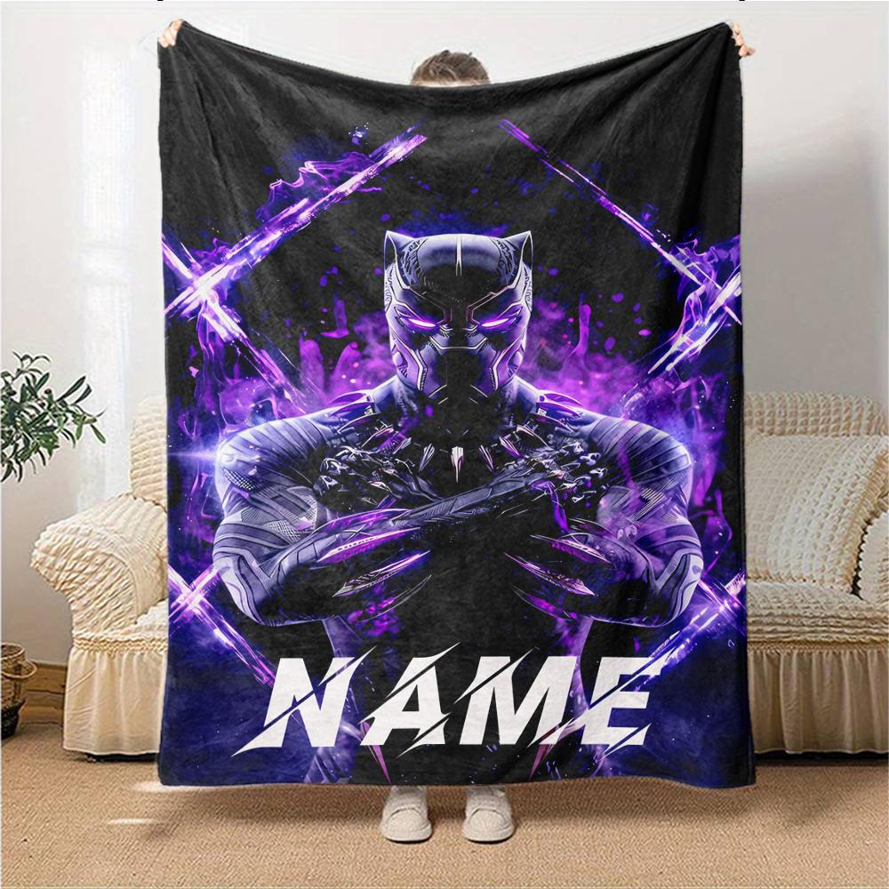 Custom Name Venom Artwork Poster blanket for Couch & Bed, Plush Cozy Fuzzy Blanket Super Soft & Warm Blankets for Fall and Winter. 0908435