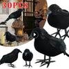 Simulation Black Crow Halloween Black Crow Props Simulation Fake Bird Ghost Festival Halloween Decoration Scary Decoration