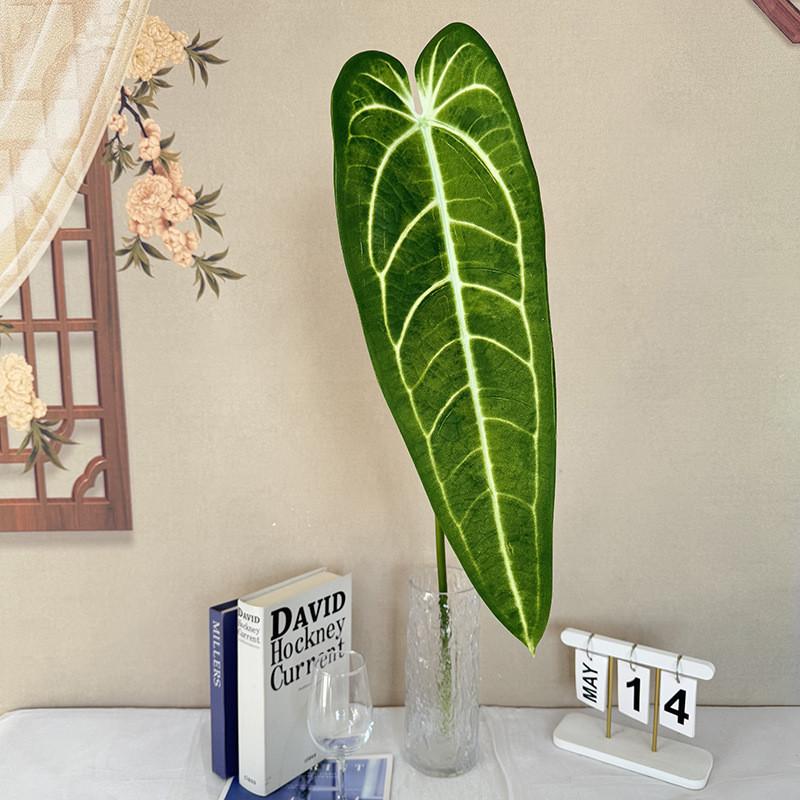 Realistic Tropical Faux Plant Home Decor With Green Leaves For Photography And Wedding Arrangements