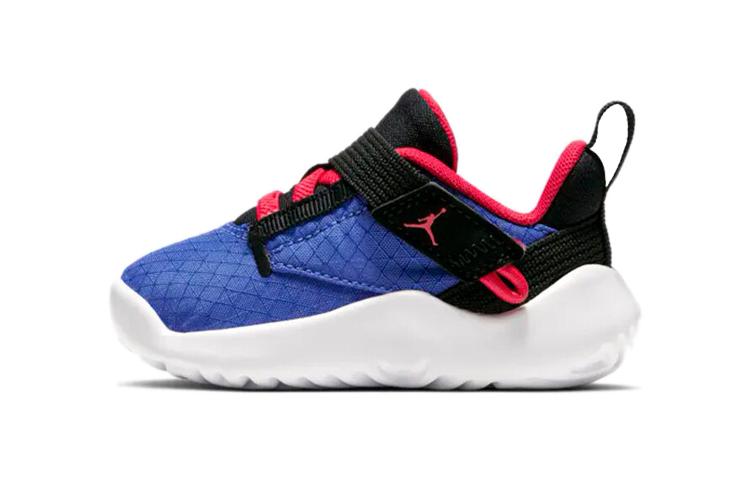 Jordan Proto 23 Нескользящая Амортизация Средняя Высота Детская Обувь Сине-Белая Для Младенцев и Малышей AT5713-401 26