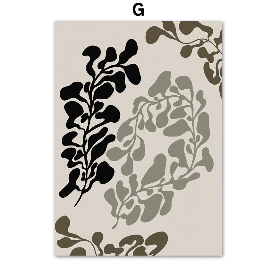 Abstract Picasso Flower Plant Stripe Girl Wall Art Prints Canvas Painting Nordic Poster Geometry Wall Pictures Living Room Decor