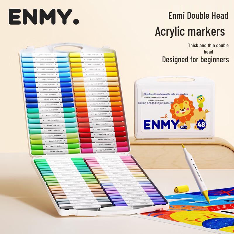 Enmy Double-Tip Acrylic Marker Pens