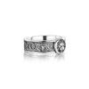 Adjustable Lion Ring Men Women Sterling Vintage Geometric Statement Band Minimalist Unisex Finger