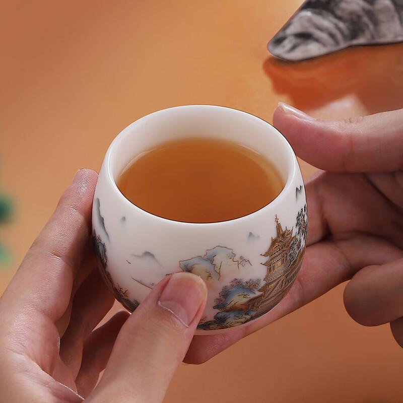 Chaxun Spring Mountain Brocade Master Tea Cup