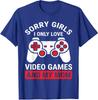 Video Game Funny Gamer Valentines Day Love Unisex T-Shirt