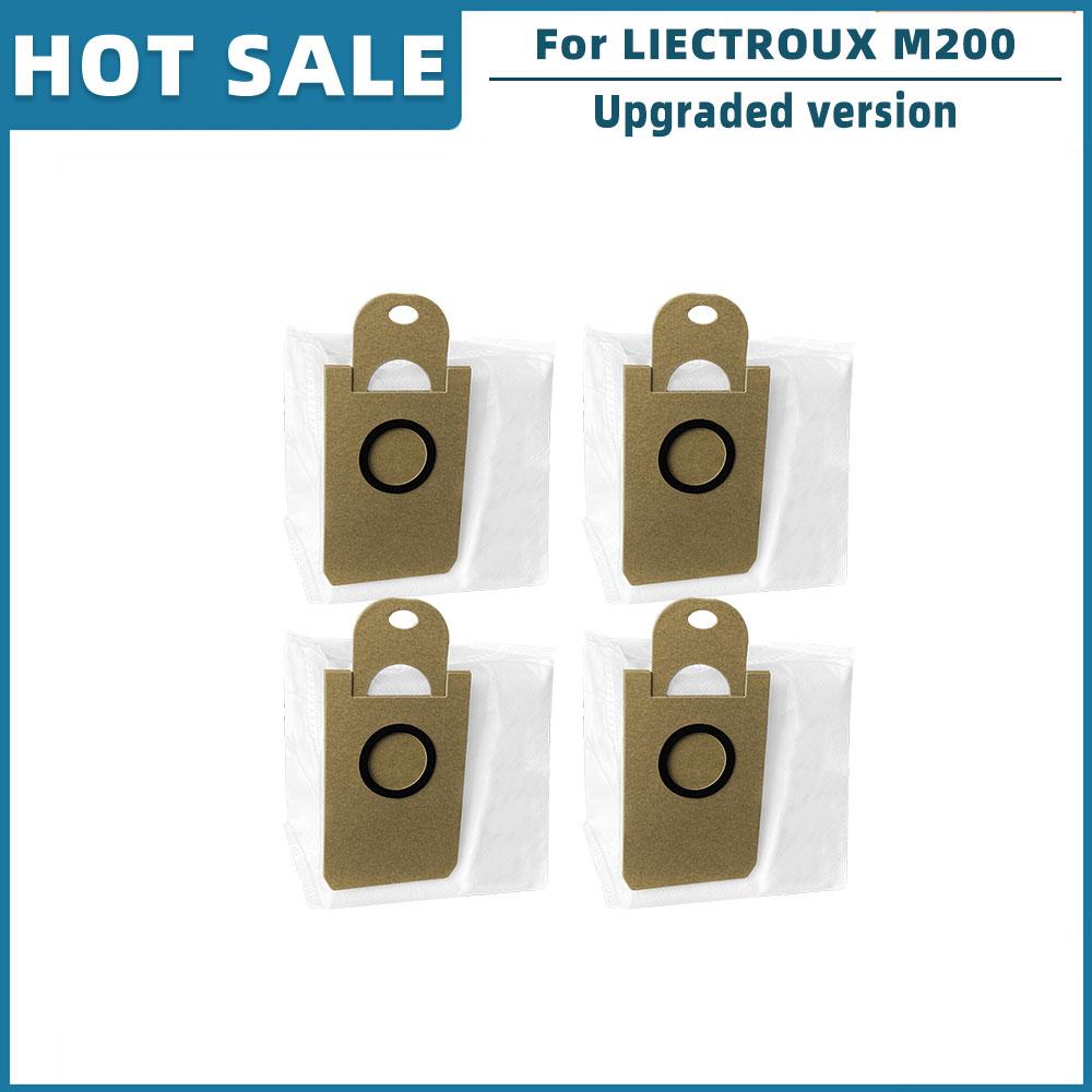 For LIECTROUX M200 Robot Vacuum Cleaner Spare Parts Accessories Main Side Brush Hepa Filter Mop Rag Dust Bag