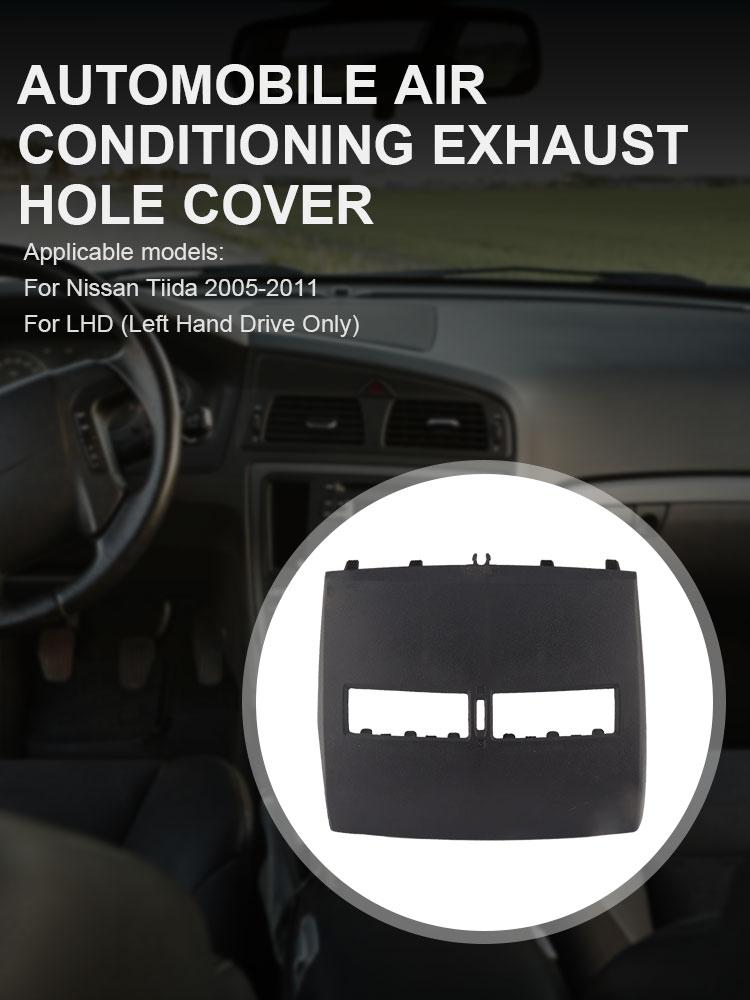 Car Air Conditioner Panel  Finisher-Instrument Plate Plastic Car Instrument Cover Plate for Nissan Tiida 2005-2011