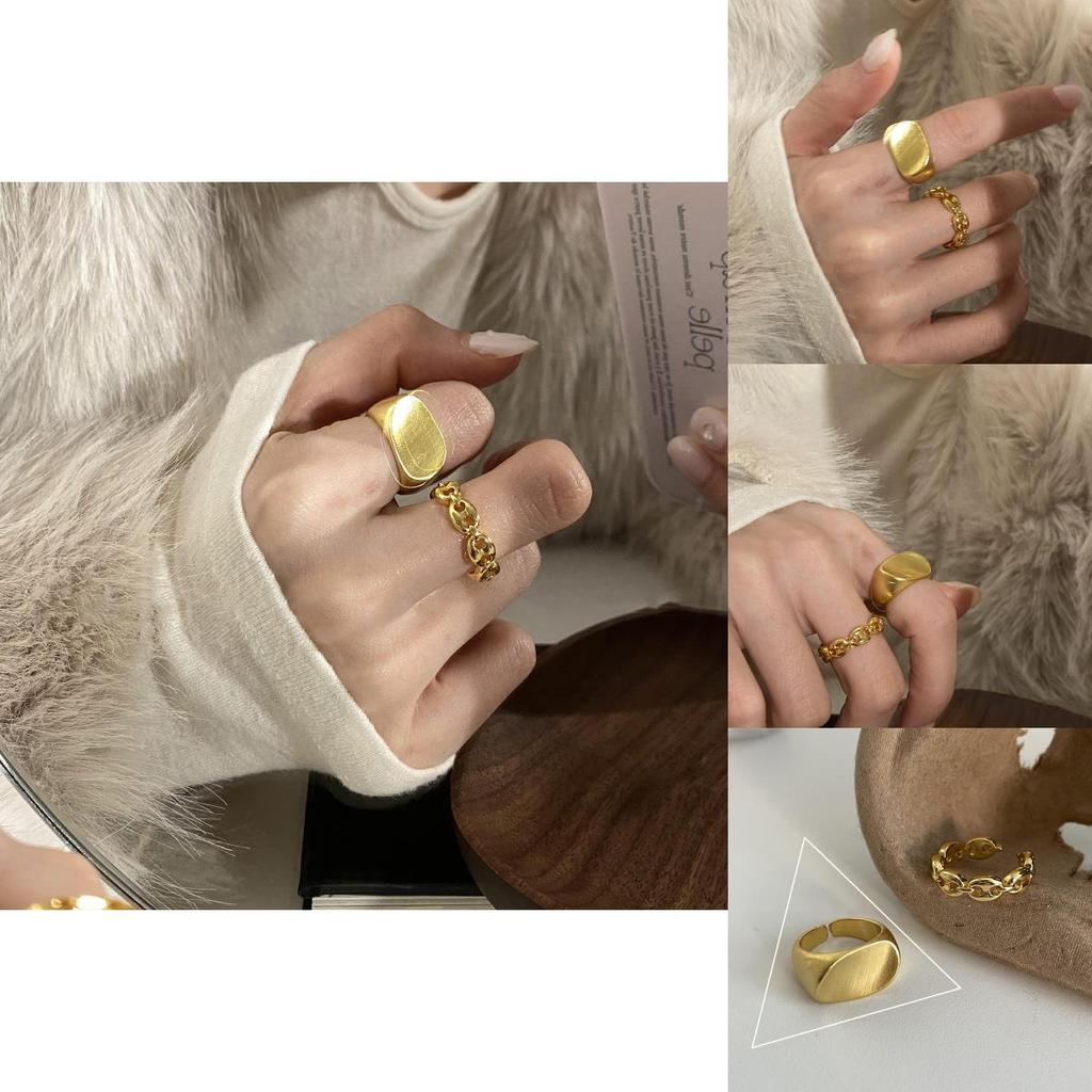 Anneau de nez tendance style coréen pour femmes, ajustable, en cuivre, design géométrique à la mode