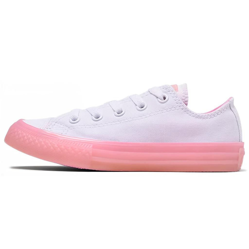 Converse Chuck Taylor All Star Low Top Canvas Shoes Kids Sneakers Pink White 660719C