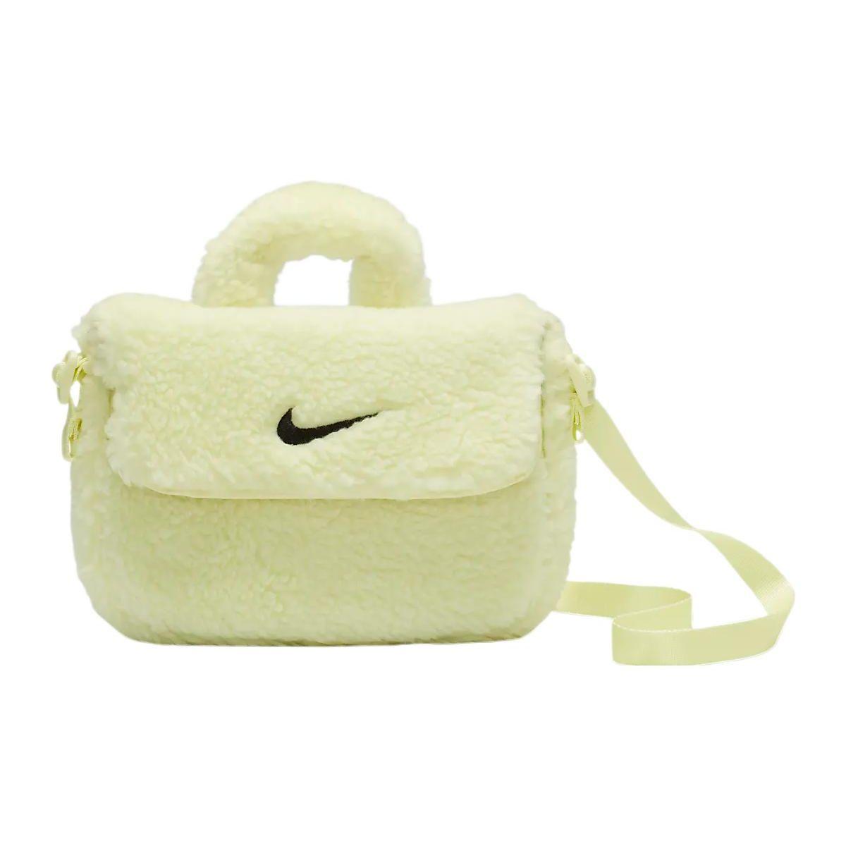 Nike Adjustable Shoulder Strap Flap Closure Fabric Handheld Shoulder Crossbody Bag Women bags Bright-Green FB3039-331 Bright Green 4580₽