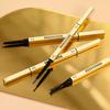 3 | Small Gold Bar Eyebrow Pencil Waterproof Long Lasting Fadeless Sweat-Proof Extremely Fine Nature Vivid Female Beginner Official Authentic Products