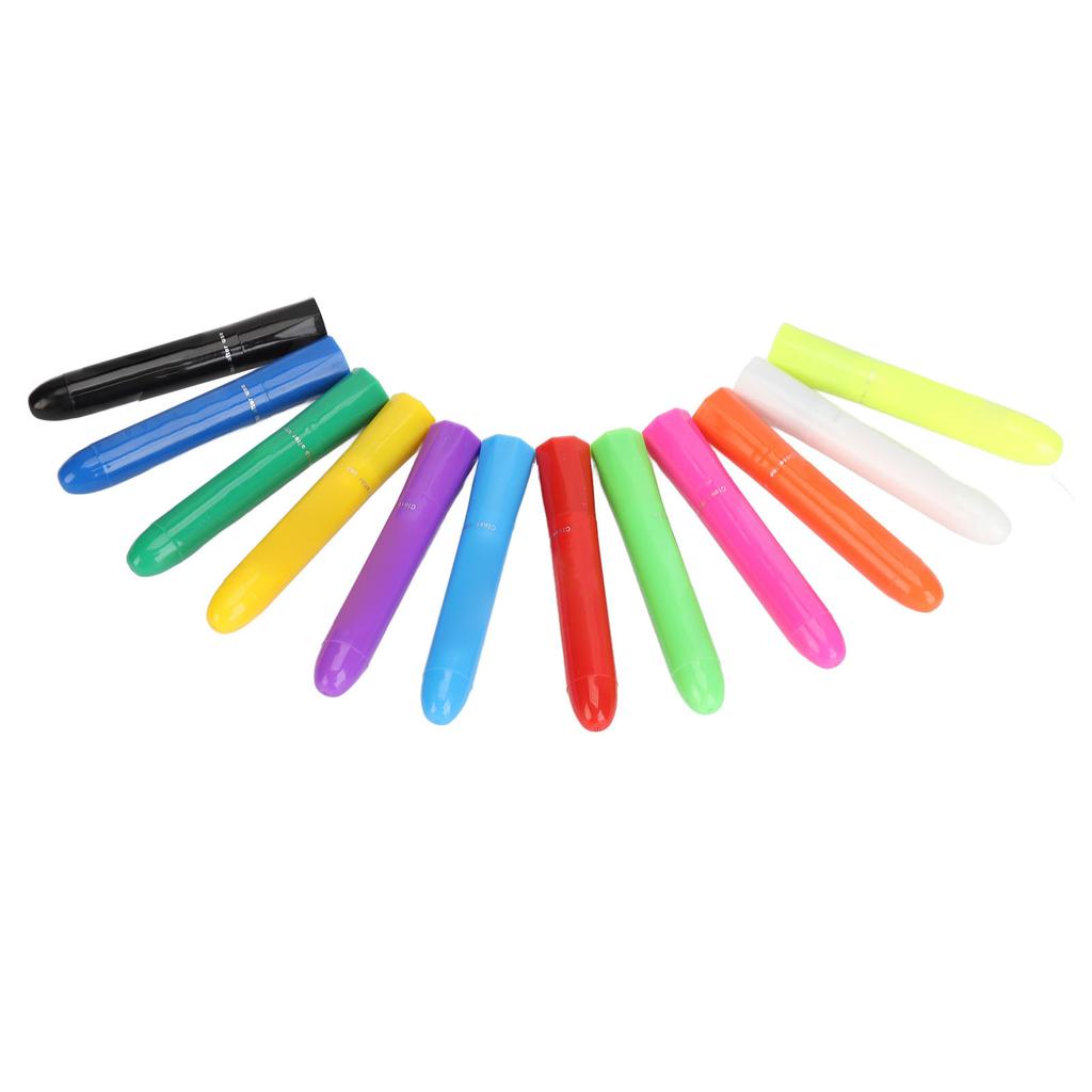 12 Colors Face Paint Crayons Set Vibrant Colors Easy to Remove Facial Painting Sticks Halloween Face Paint Kit