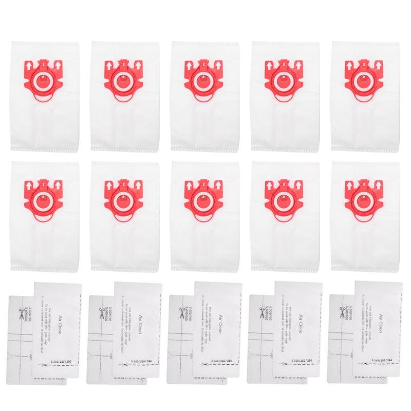 20x Dust Bag Vacuum Cleaner Filter Bag for Miele FJM Air Clean Vacuum Cleaner