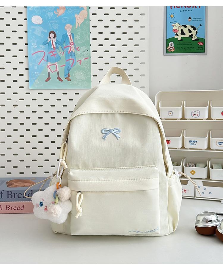Schoolbag new high-value Japanese ins fresh and sweet candy-colored backpack, lightweight and large-capacity backpack for junior and senior high