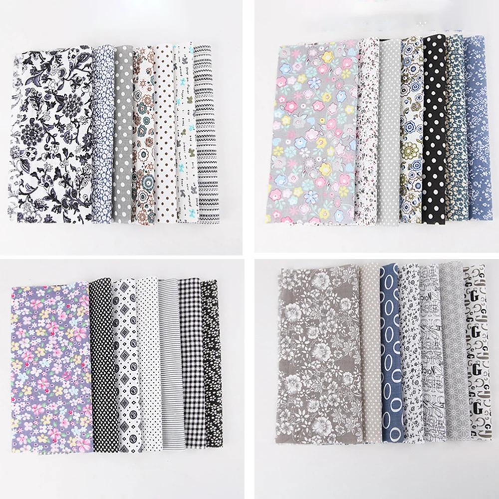 50 PCS Assorted 10CM*10CM Bundle Quilt Quilting Cotton Fabric Sewing DIY Set Make Summer Shirt, Dress, Everyday Clothes, Bed She