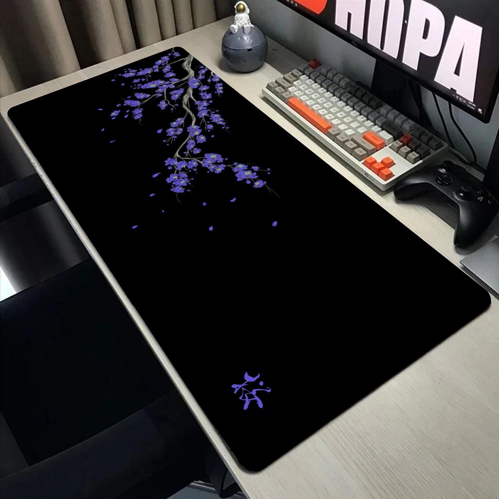 Sakura Ink Wash Art Extended Gaming Mouse Pad Waterproof Non-slip