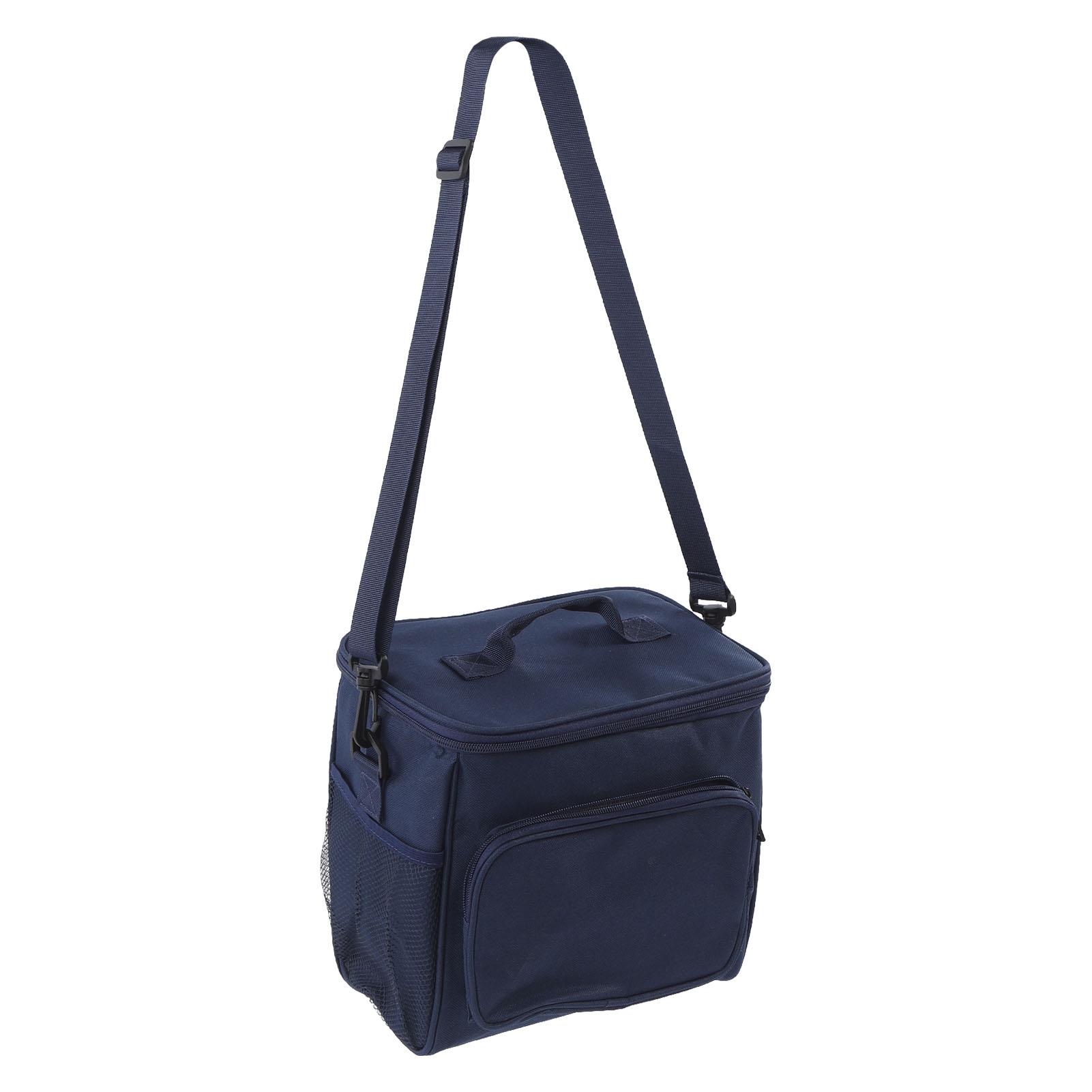 

Сумка для ланча из ткани Оксфорд, большая вместимость, переносная, на плечо, утолщенная, 2 слоя, утепленная, термосумка для ланча