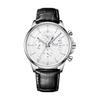Men's Analog Watch Watch for Men Quartz Chronograph Water Resistant To 3 ATM Genuine Leather Strap Date Display Luminous Multi-Functional Dial