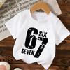 Kids 67 Themed Colorful Print TShirt Soft Cotton Fabric Breathable and Comfortable Ideal for Toddlers and Childrentk0370
