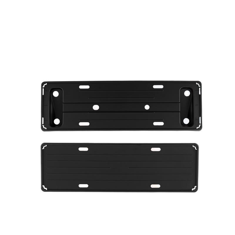 Compatible with Tesla Model Y/3 (2025 Refresh) Floating Full-Wrap License Plate Frame Holder.