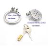 Men's Stainless Steel Chastity Lock Cage - Transgender Adult SM Training Belt