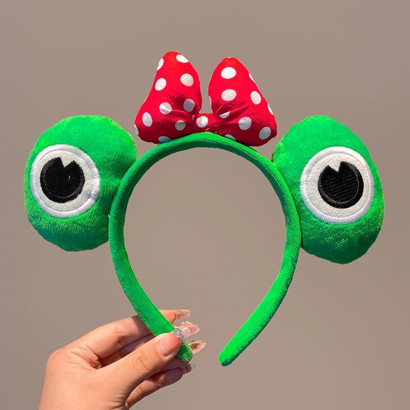 Cartoon Plush Headband: Cute Hair Accessory for Women & Kids, Perfect for Face Washing