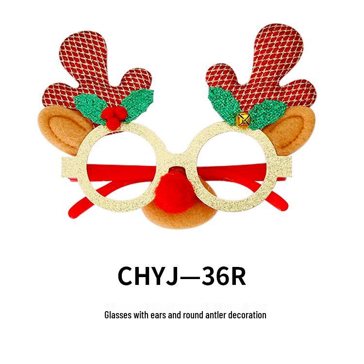 Festive Christmas Eyeglass Frames for Adults & Kids - Creative Holiday Party Accessories & Gifts