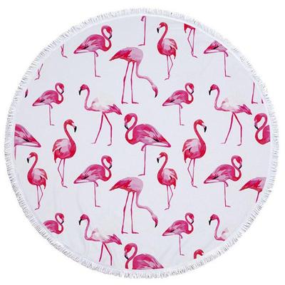 Round Beach Towel with Tassels | Microfiber Printed Bath Towel with Custom Logo