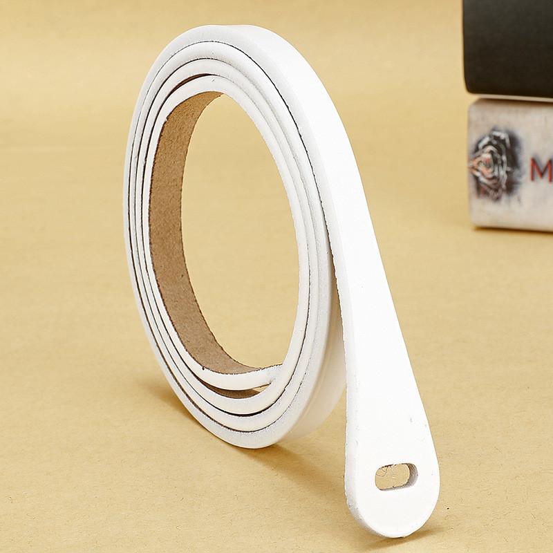 Genuine Leather Womens Thin Waist Belt With Tie Knot Buckle For Dress And Casual Outfits